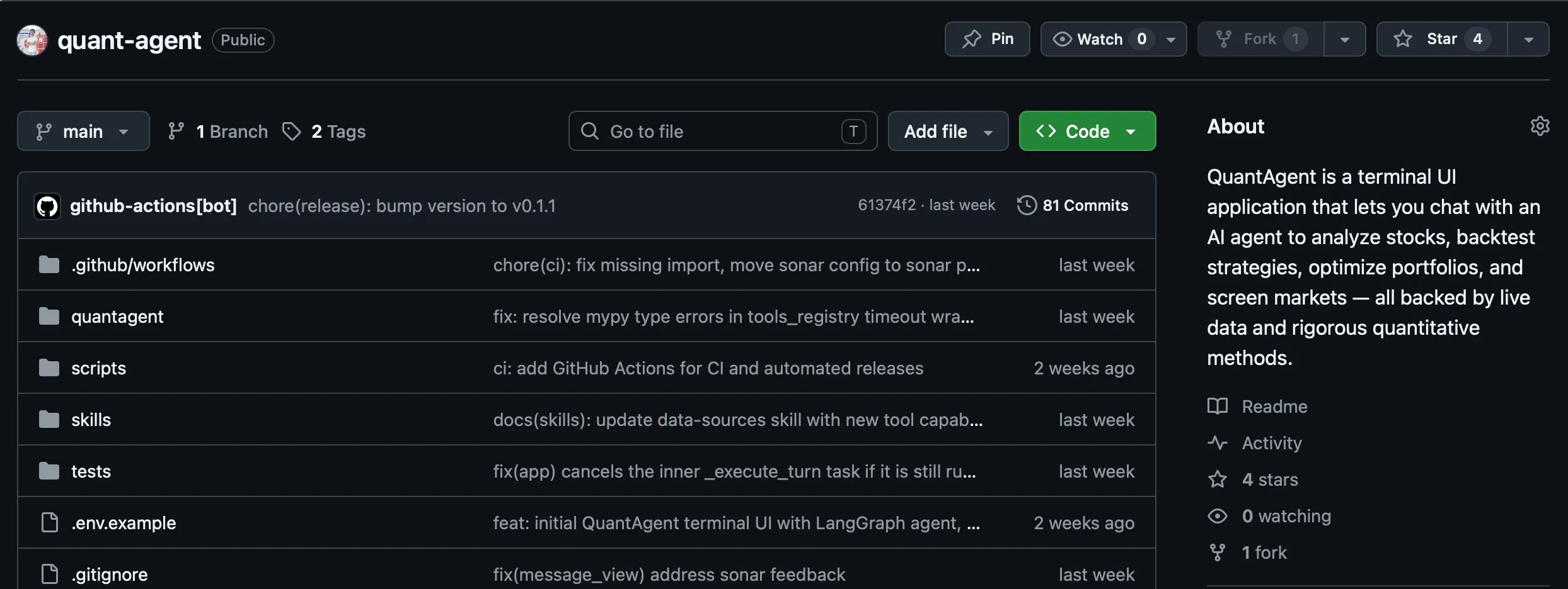 quant agent